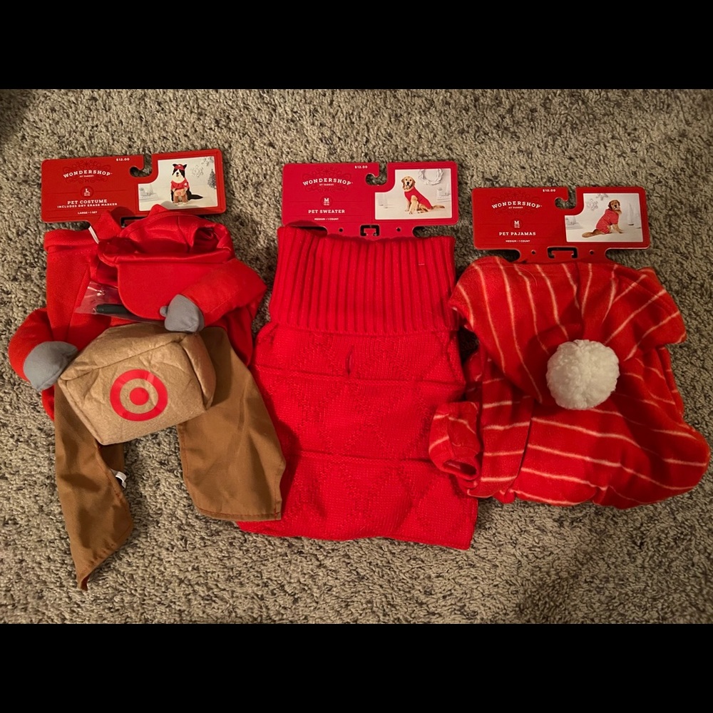 NWT Target Dog Holiday Sweaters!